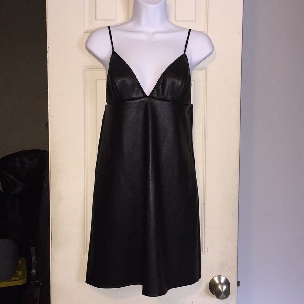 Victoria Secret Faux Leather Dress